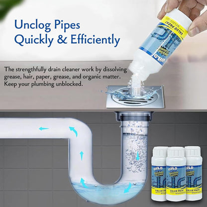 Polvo Limpiador para Drenajes (2 UNIDADES)