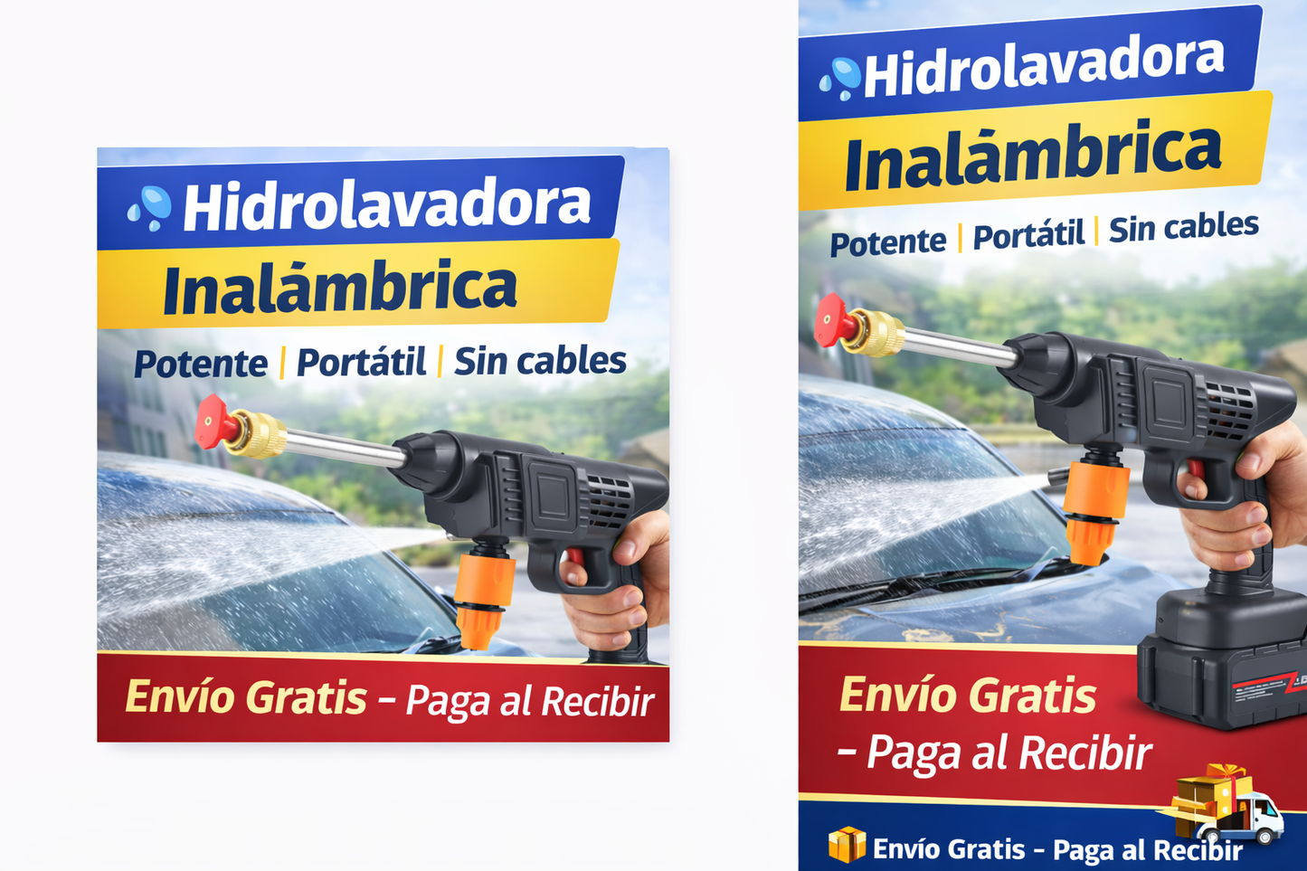 Hidrolavadora Inalambrica con Dos Baterias