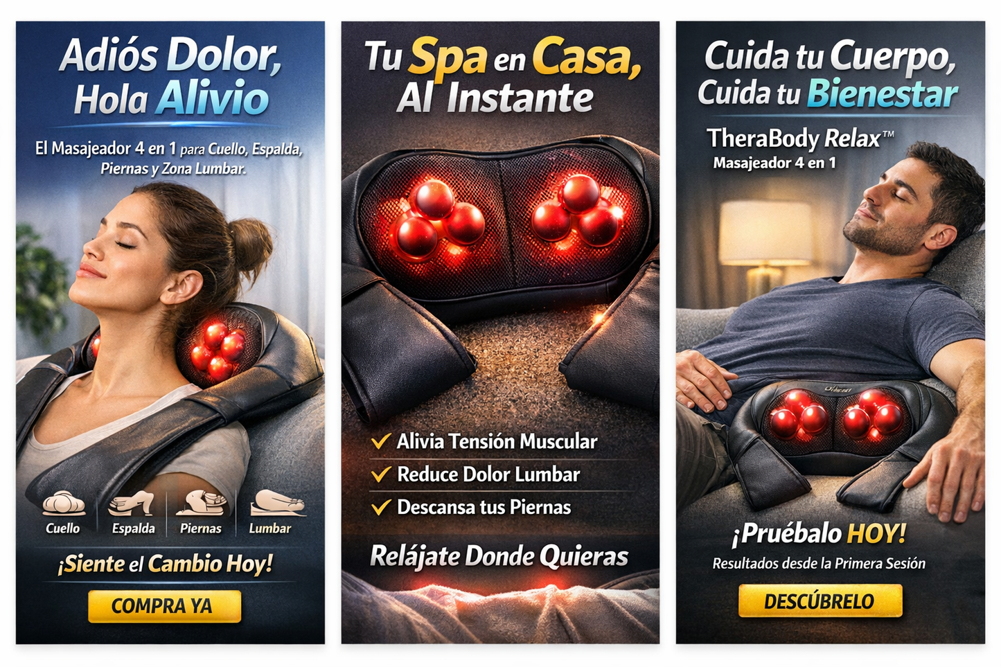 Masajeador Muscular Therabody 4 en 1